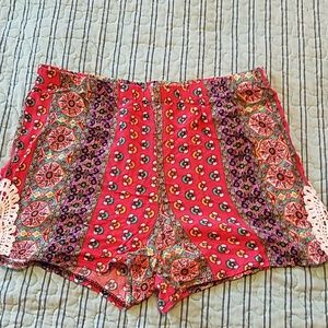 Multi colored shorts